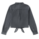 Black Wash Blouse