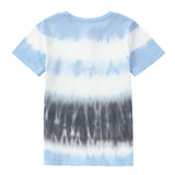 Blue and Grey Tie Dye Henley