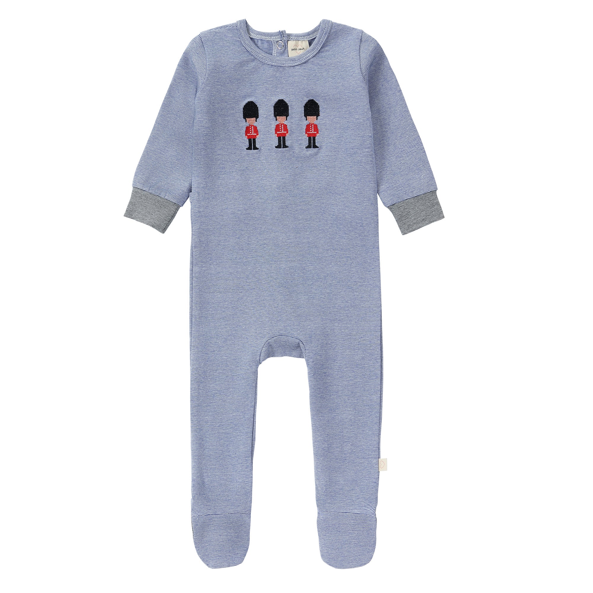 Blue Toy Soldier Footie