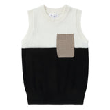 Black & White Pocket Vest