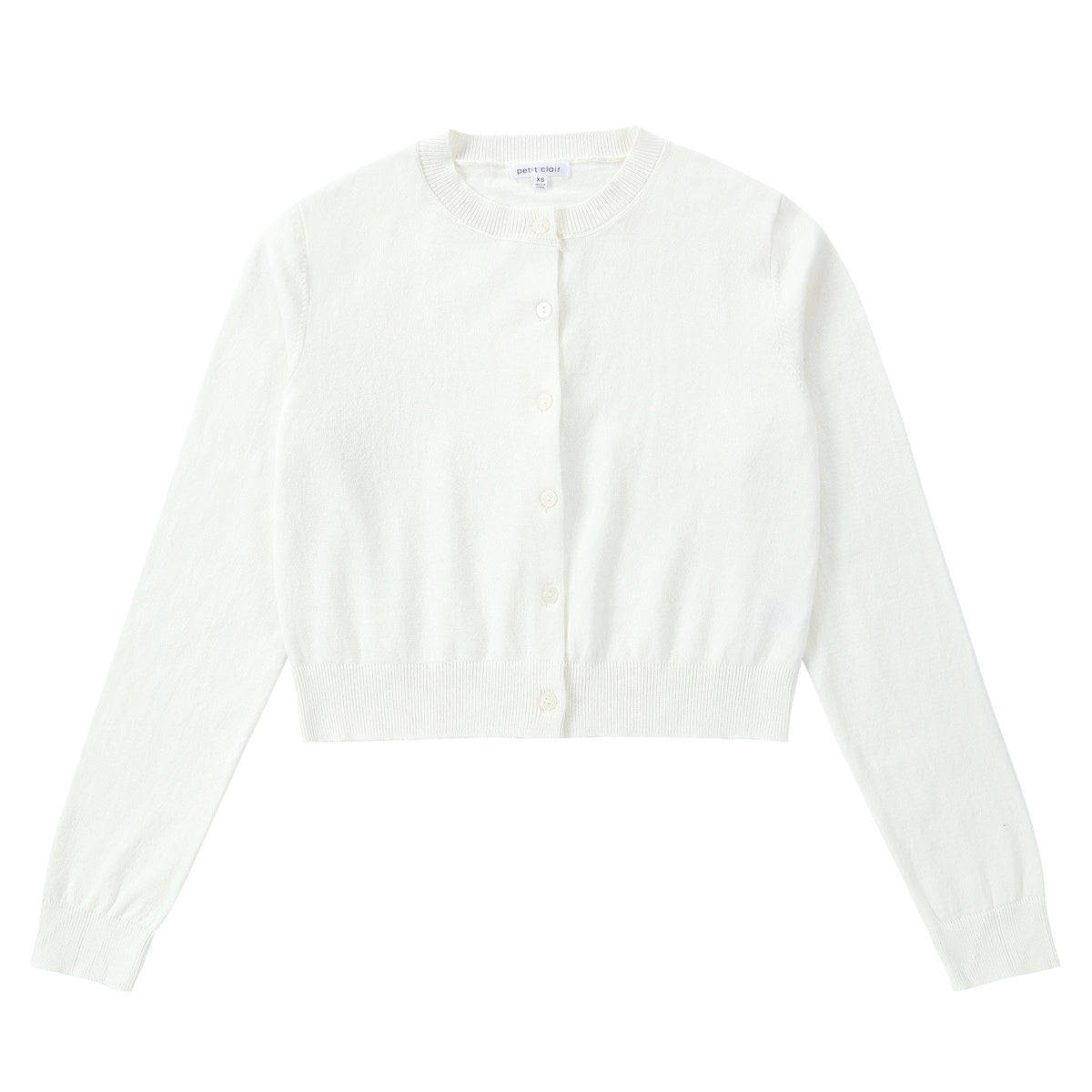 Teens Ivory Cropped Cardigan – Petit Clair