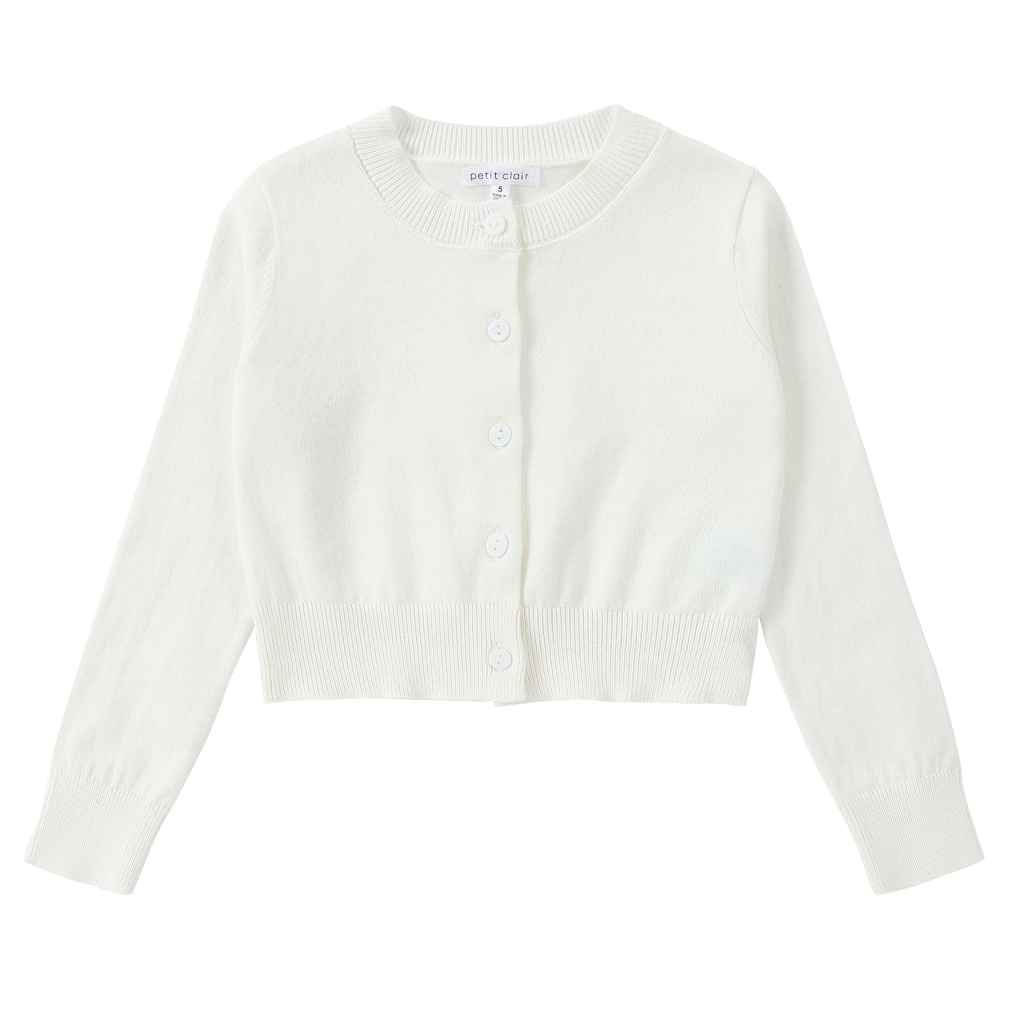 Ivory Cropped Cardigan