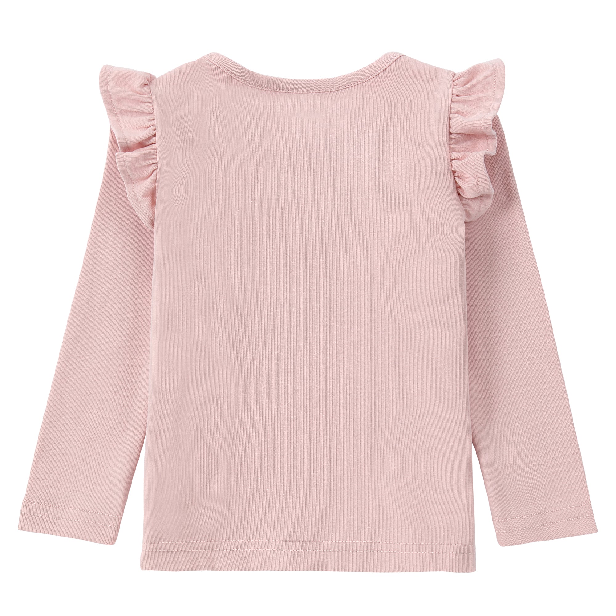 Pink Long Sleeve T-Shirt With Doll Print