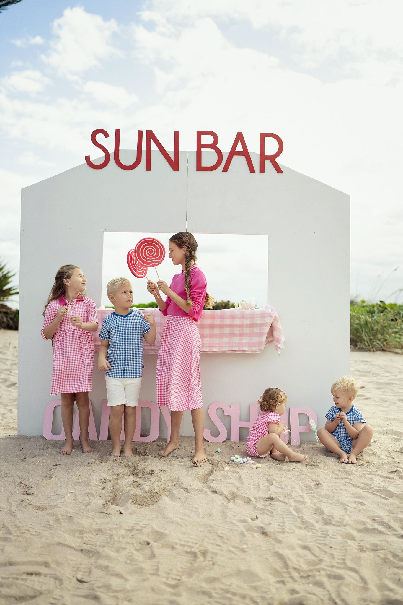 Girls Sweet Check Polo