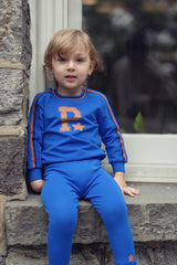 Baby Boys Soft Blue Sweatshirt Set