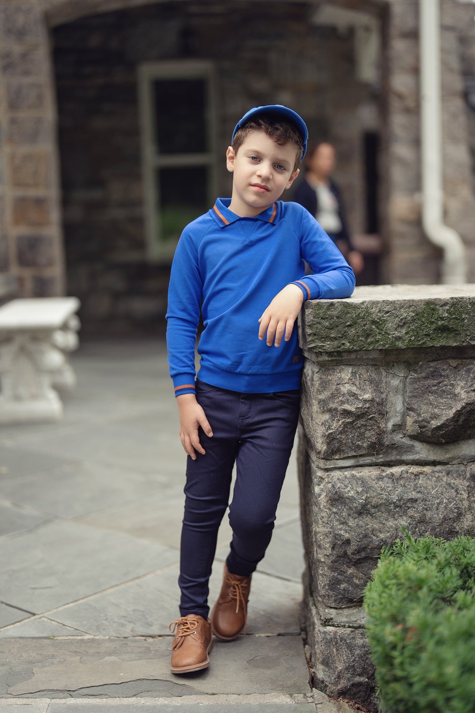 Boys Soft Blue Polo