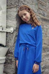 Girls Soft Blue Sweatshirt