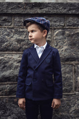Boys Black Pique Blazer