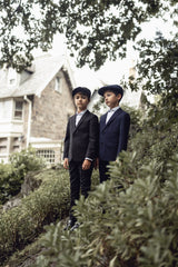 Boys Black Pique Blazer