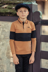 Boys Leopard Polo