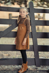 Girls Leopard Jumper