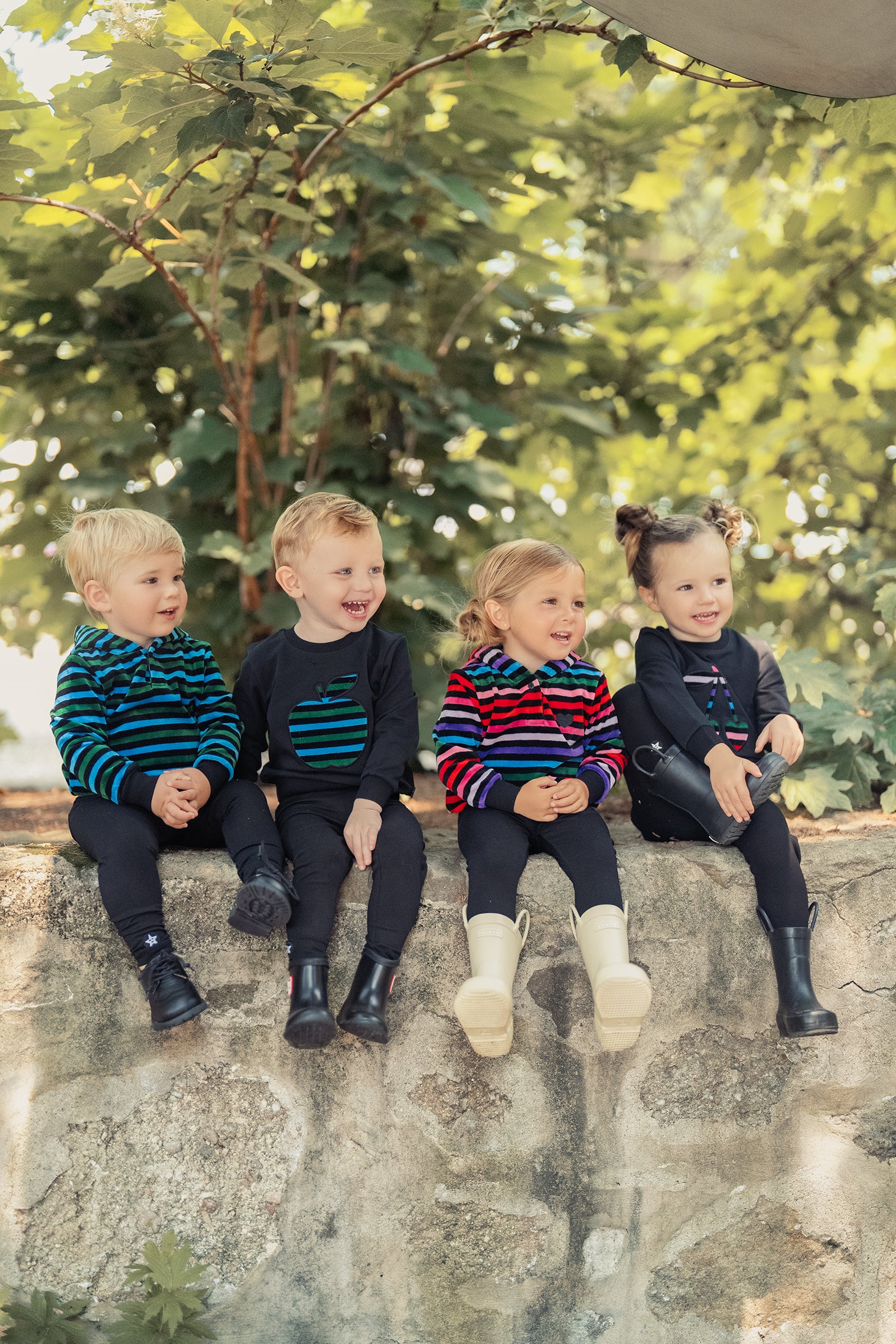Girls Sweet Stripe Sweatshirt