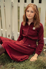 Girls Berry Mix Collared Shirt