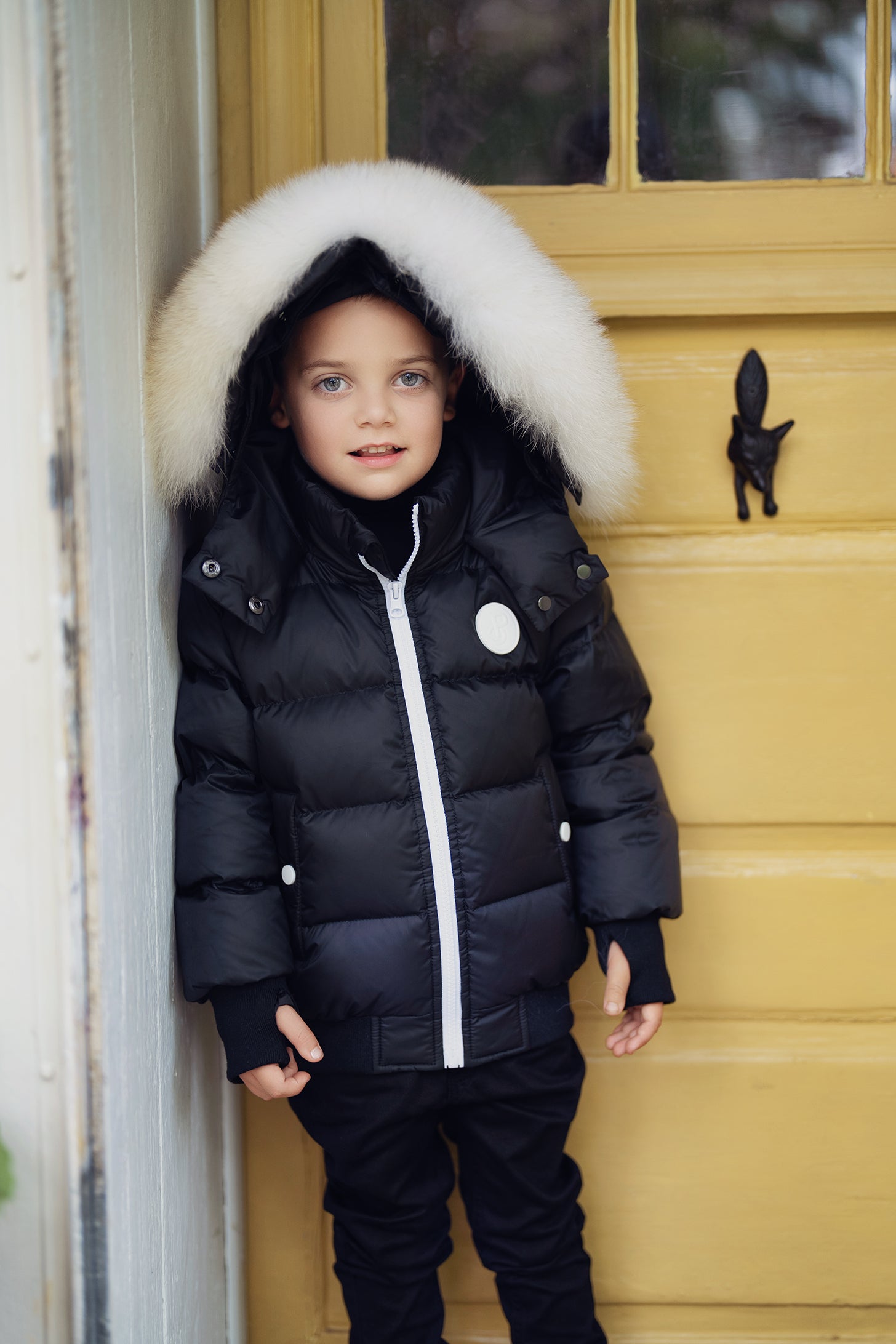 Black & White Winter Coat