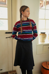 Girls Sweet Stripe Sweatshirt