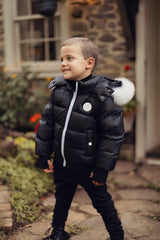 Black & White Winter Coat