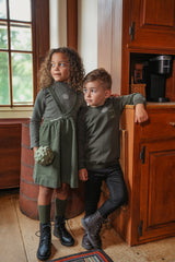 Boys Vintage Olive Sweatshirt