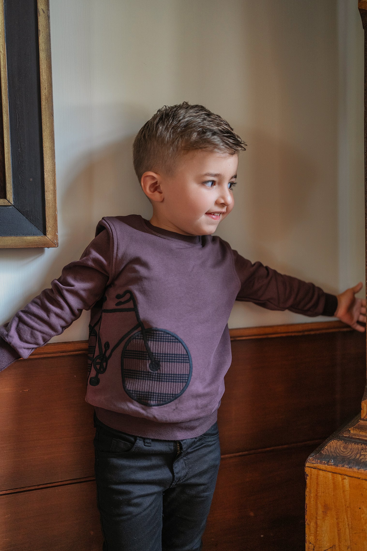 Boys Plum Play Sweatshirt