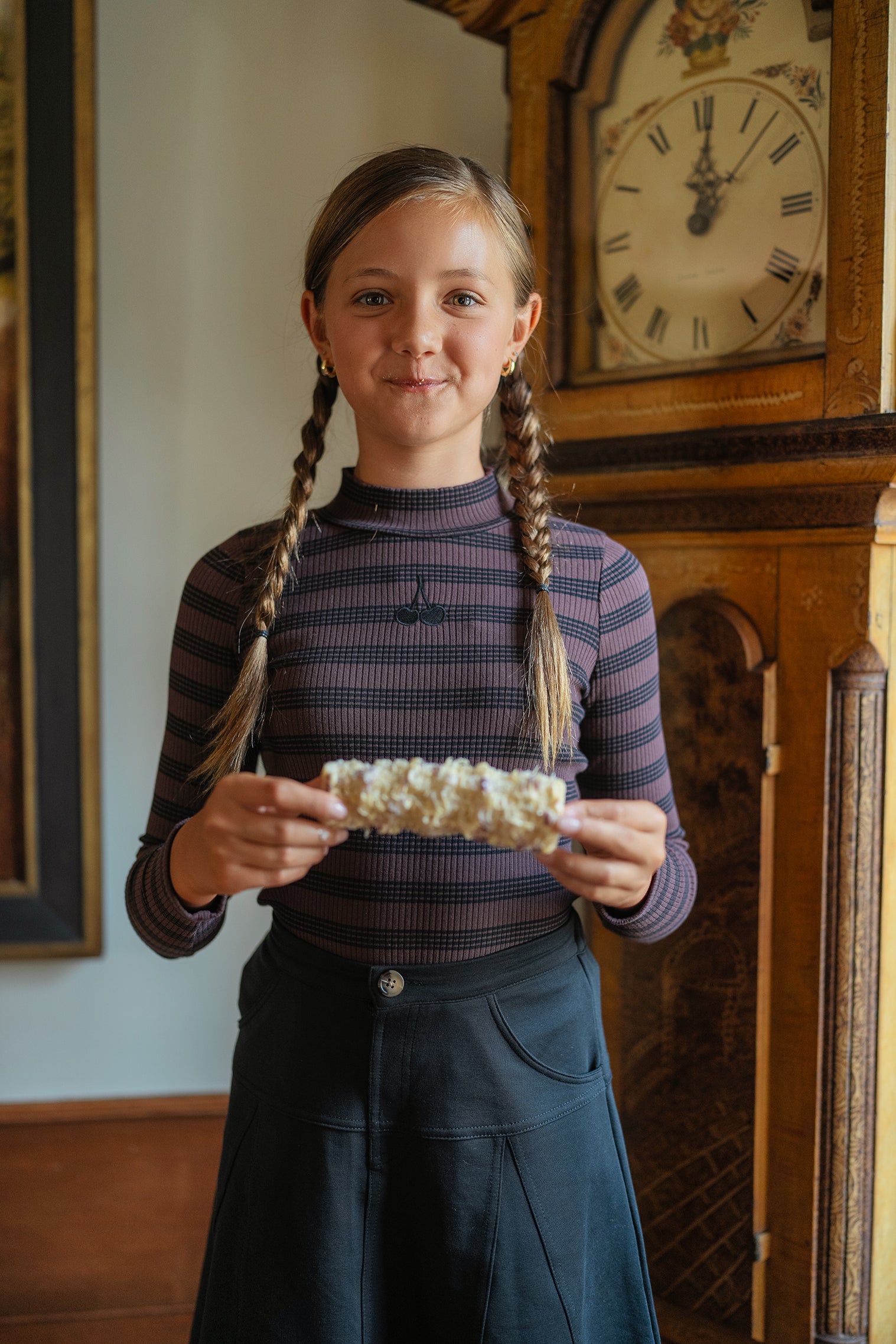 Girls Plum Play MockNeck