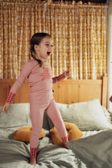 Girls Pink Bear Pajamas
