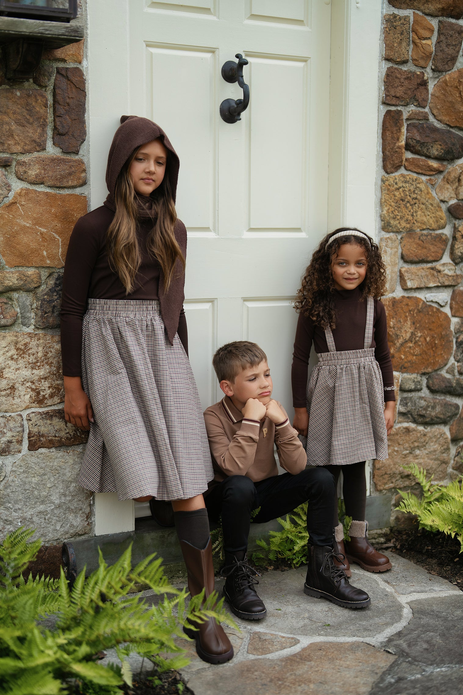 Girls Autumn Nest Short Skirt