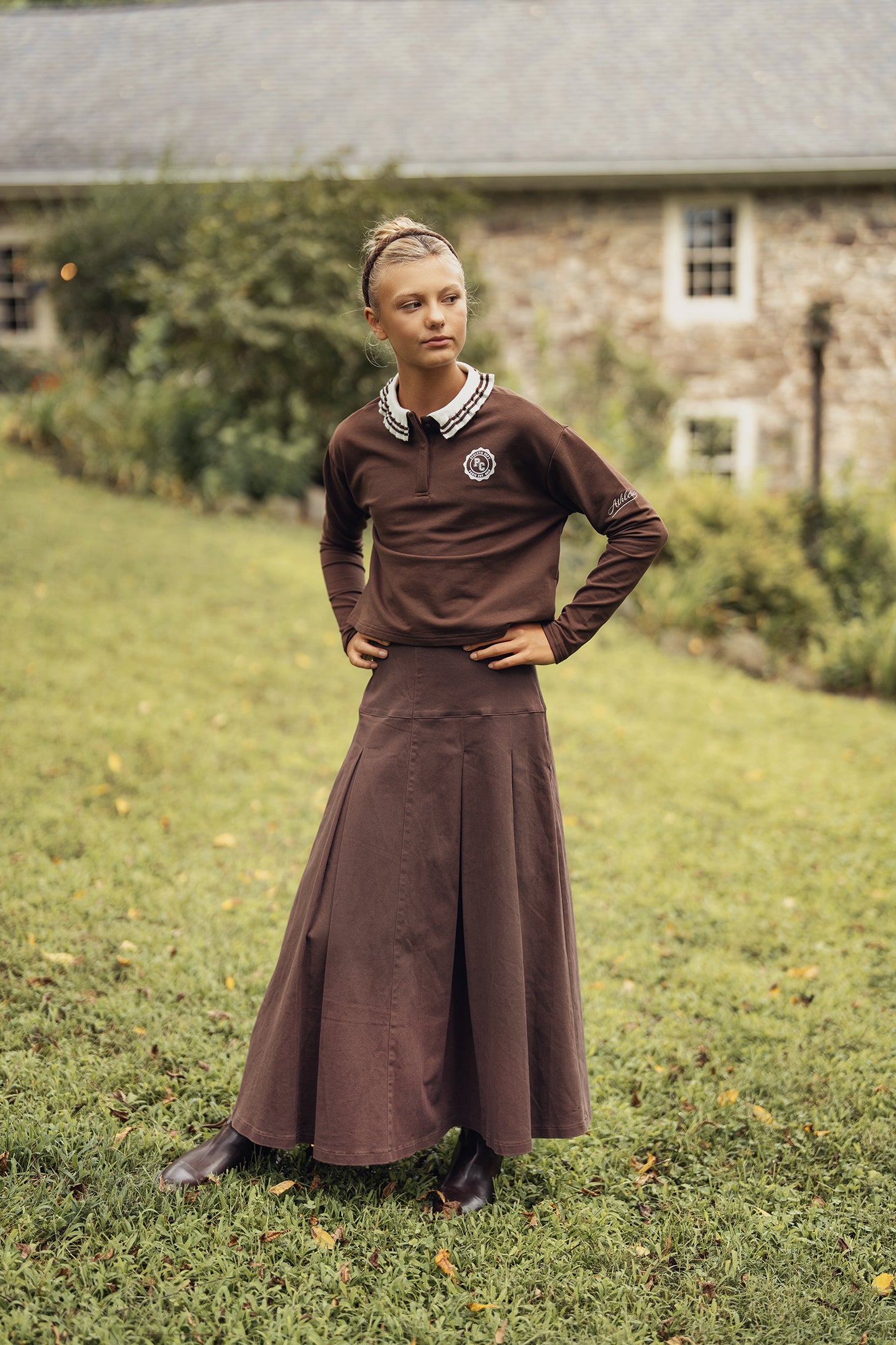 Teens Cocoa Crew Skirt