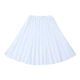 Teens Ivory Sunburst Pleated Skirt