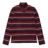 Stripe Story Mock Neck