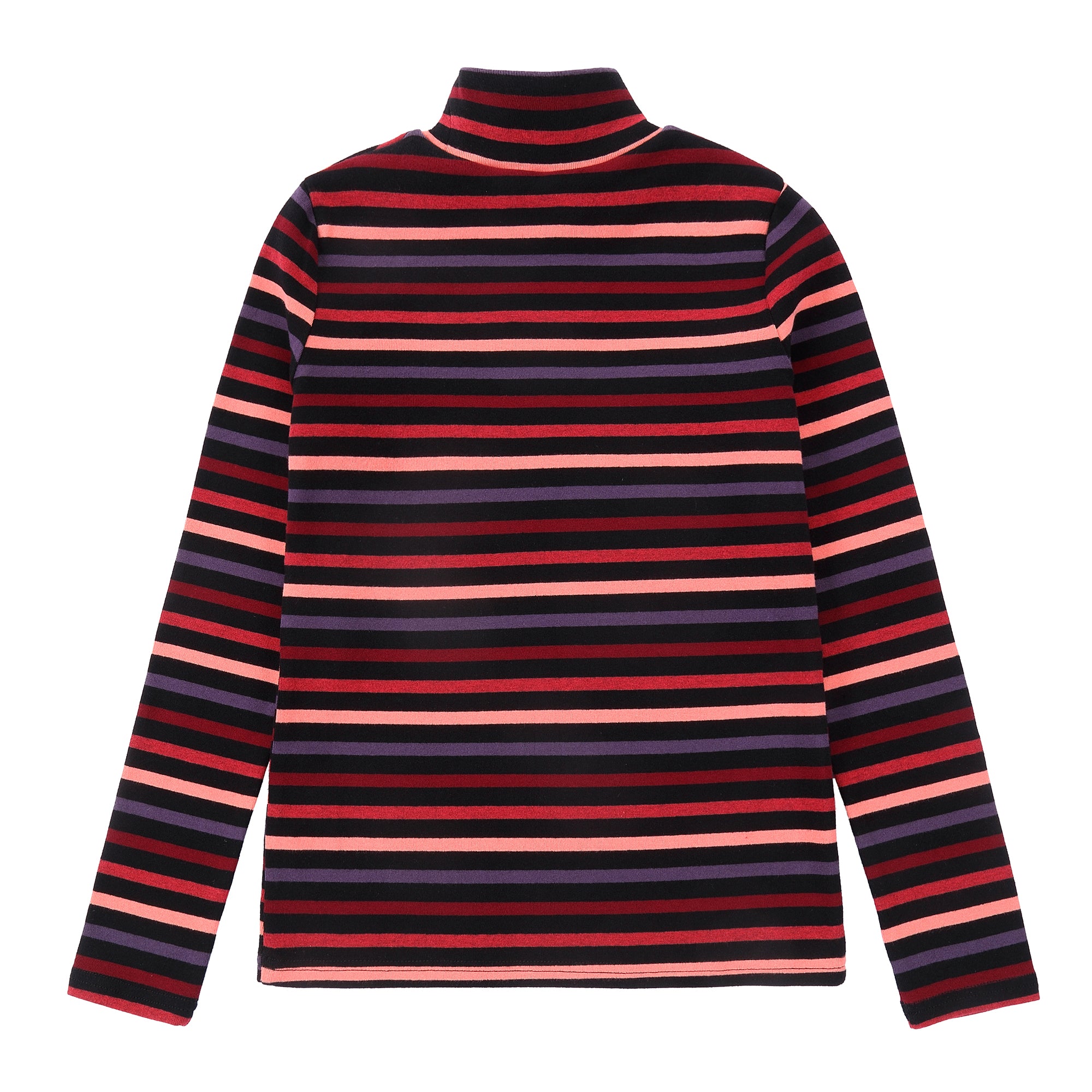 Stripe Story Mock Neck