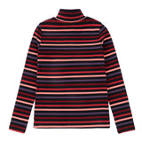 Stripe Story Mock Neck