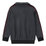 Heather Grey Zipper Polo