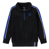 Black Zipper Polo