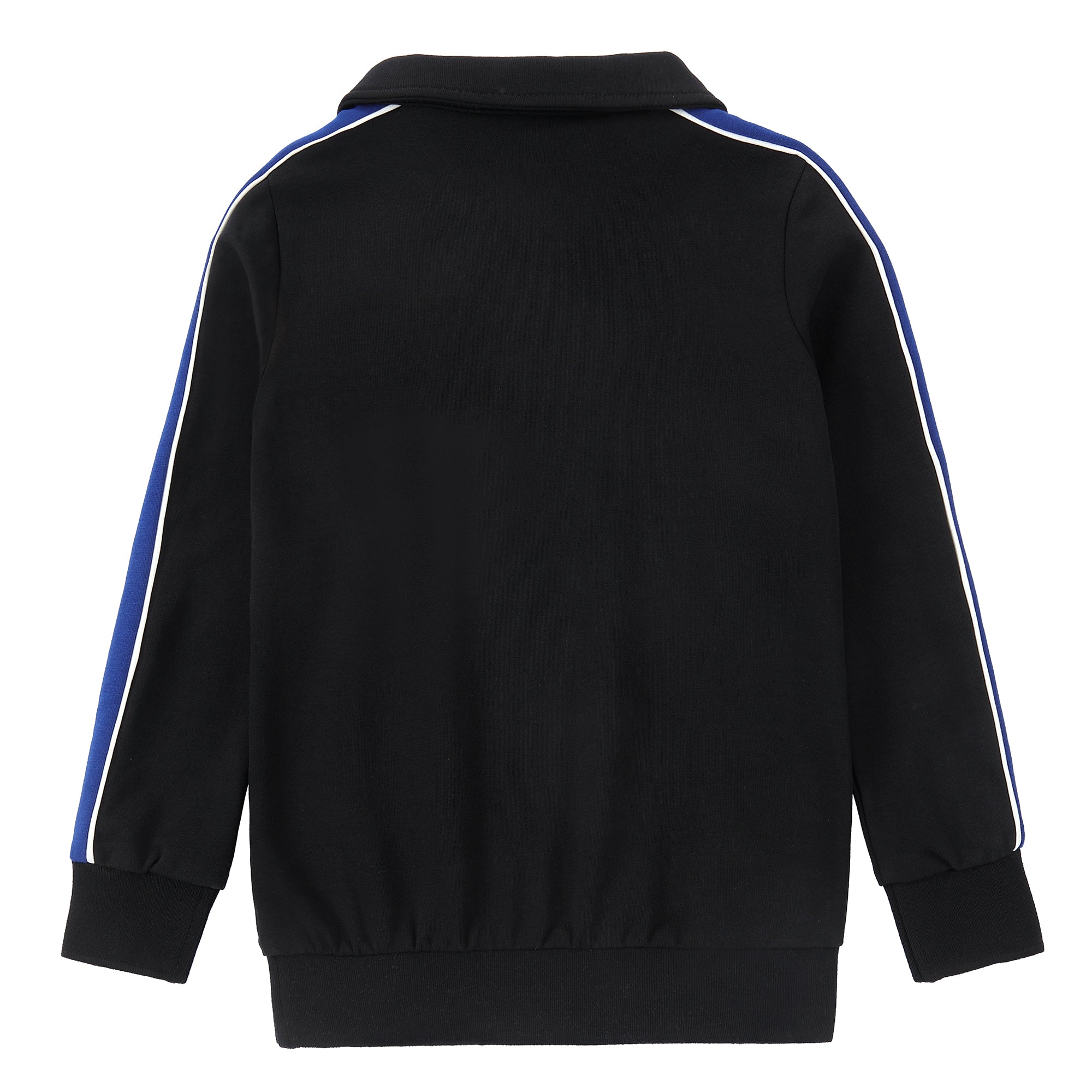 Black Zipper Polo