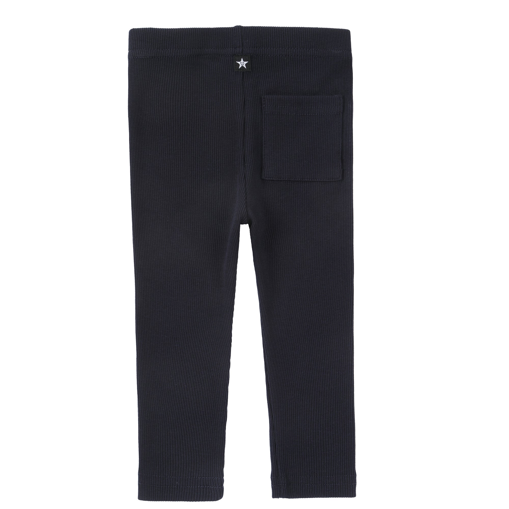 Navy Ribbed Leggings
