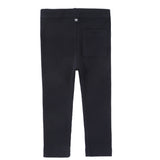Navy Ribbed Leggings