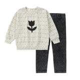 Charcoal Bloom Set