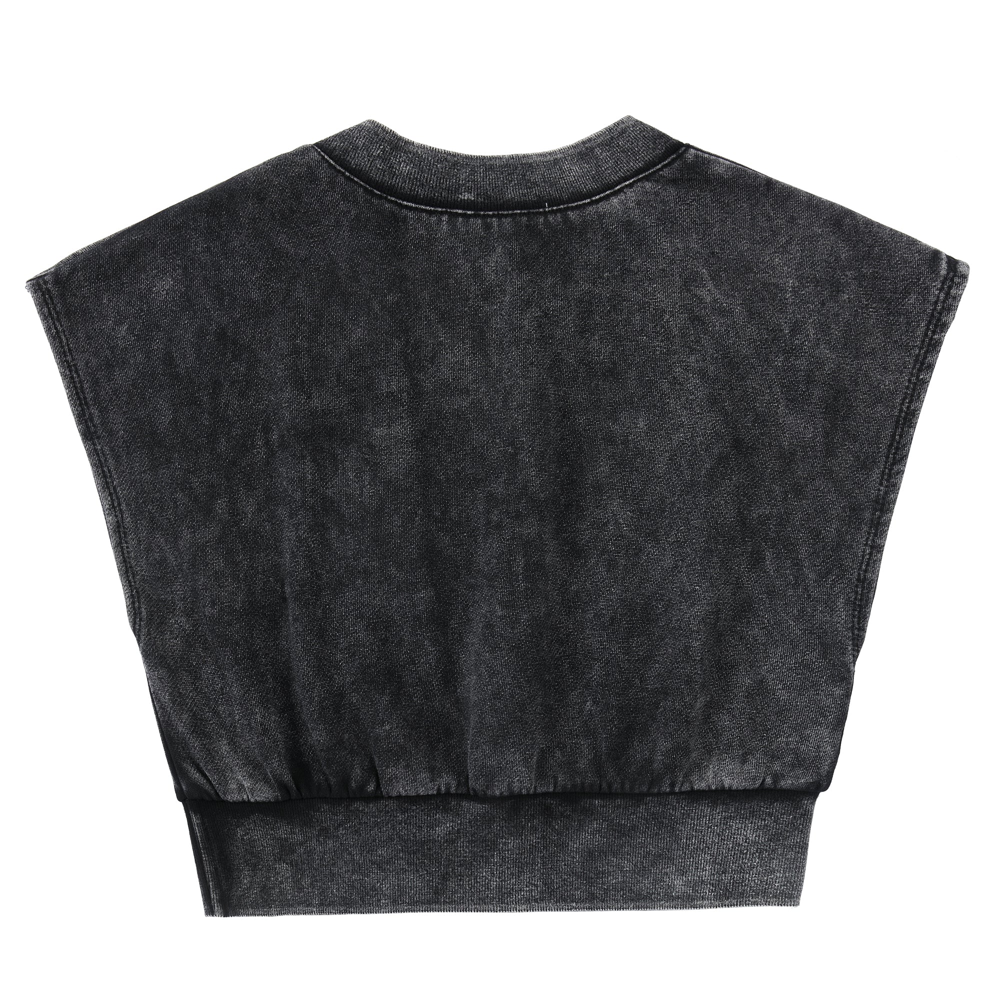 Charcoal Bloom Vest