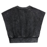 Charcoal Bloom Vest