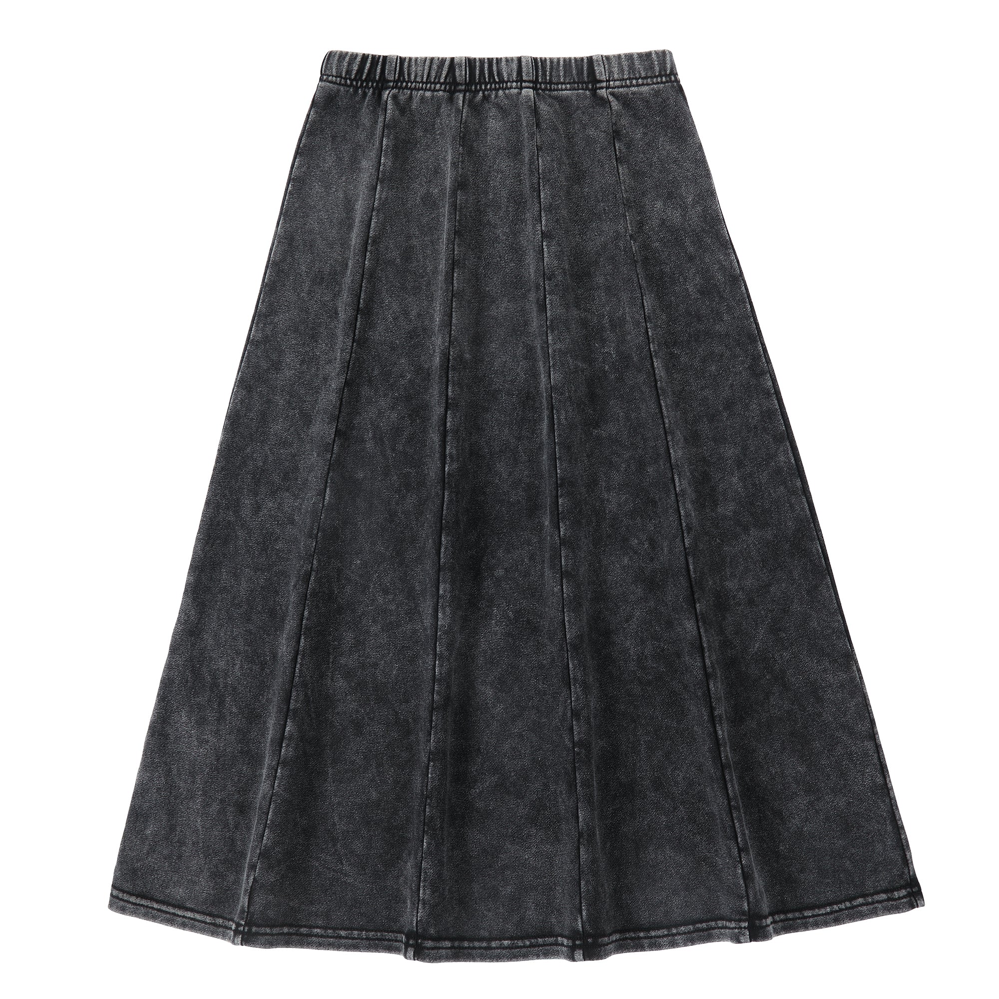 Charcoal Bloom Skirt