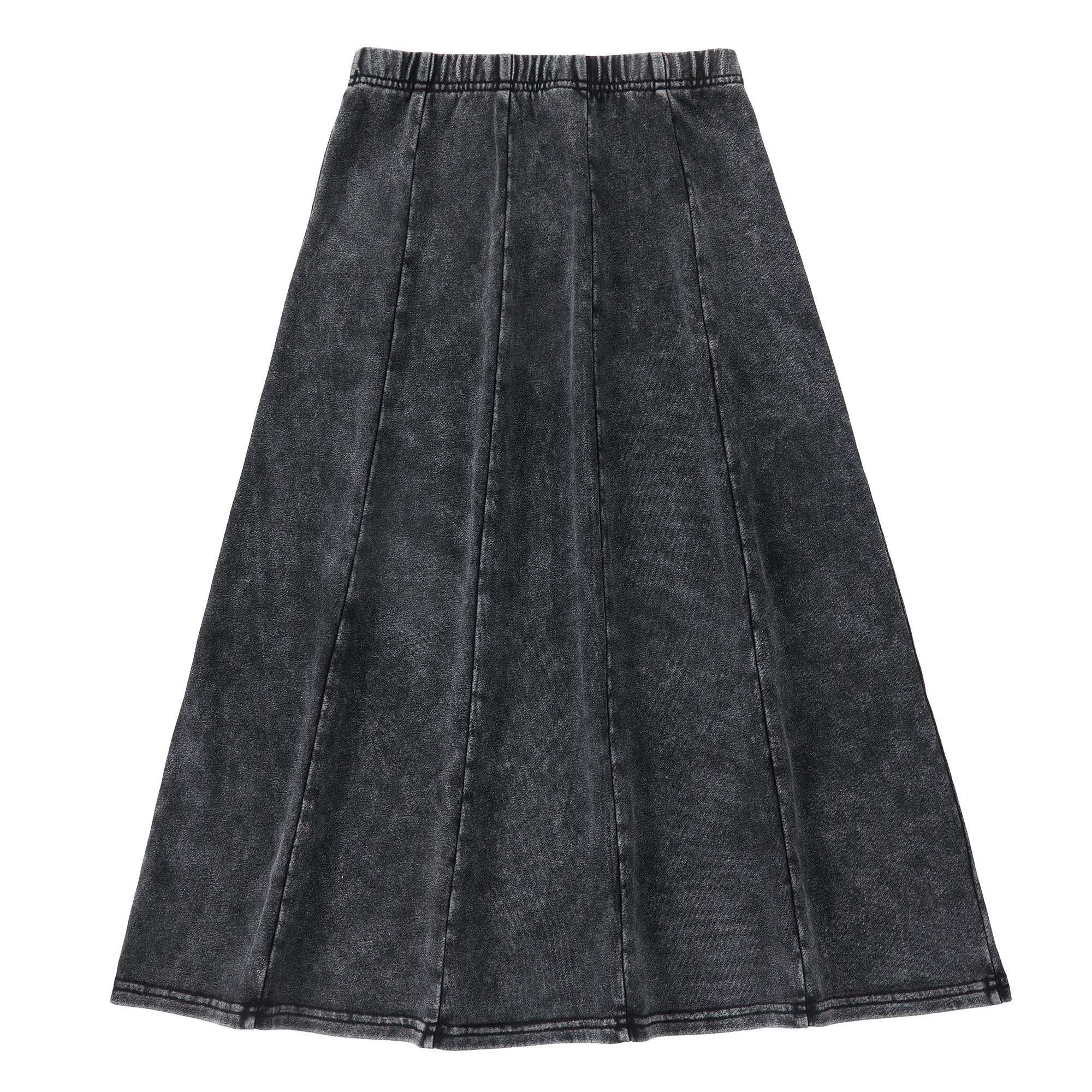 Charcoal Bloom Skirt