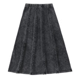 Charcoal Bloom Skirt