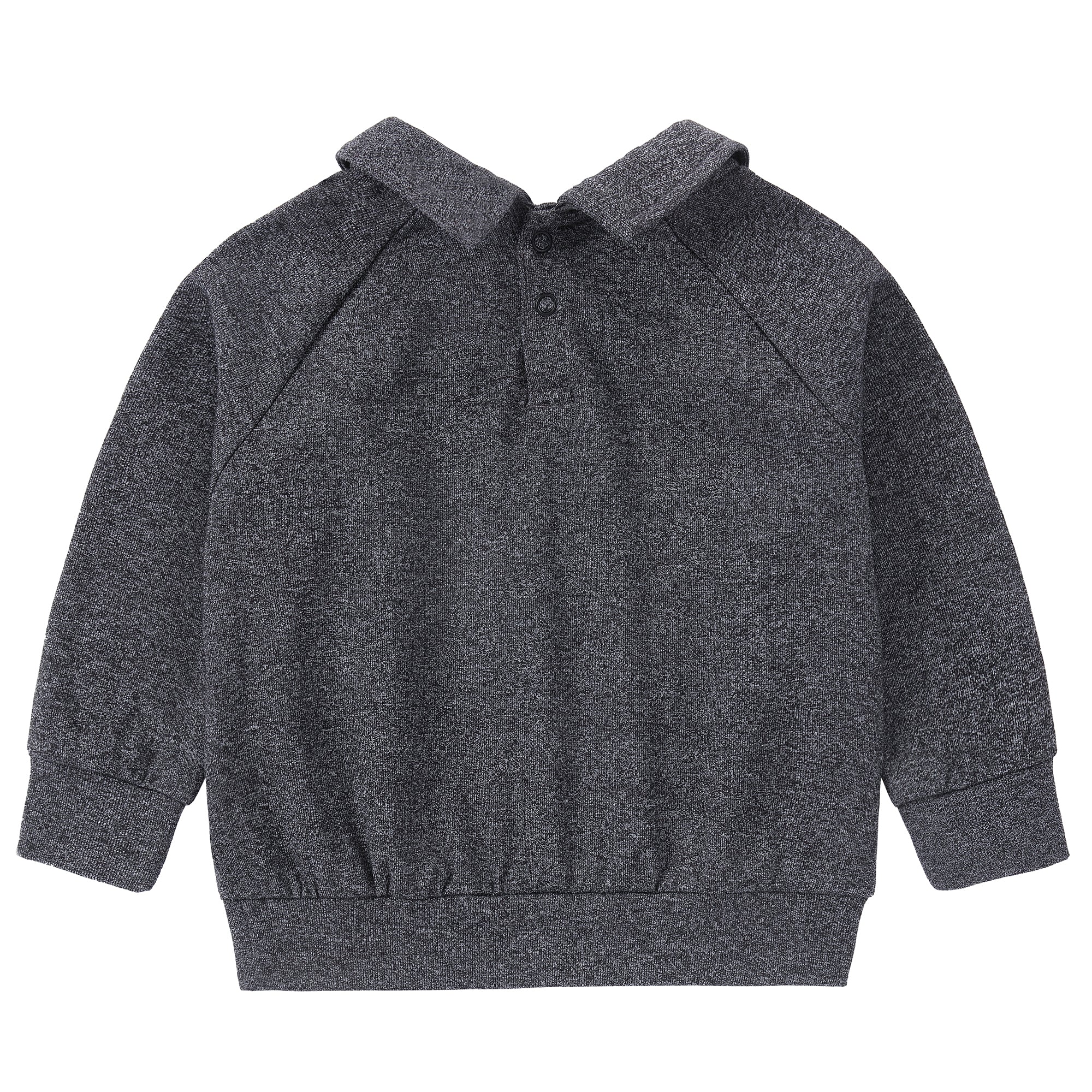 Graphic Grey Collar Sweatshirt