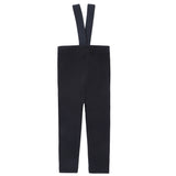 Navy Suspenders Leggings