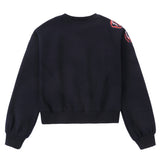 Navy Rose Sweatshirt