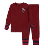Burgundy Bear Pajama