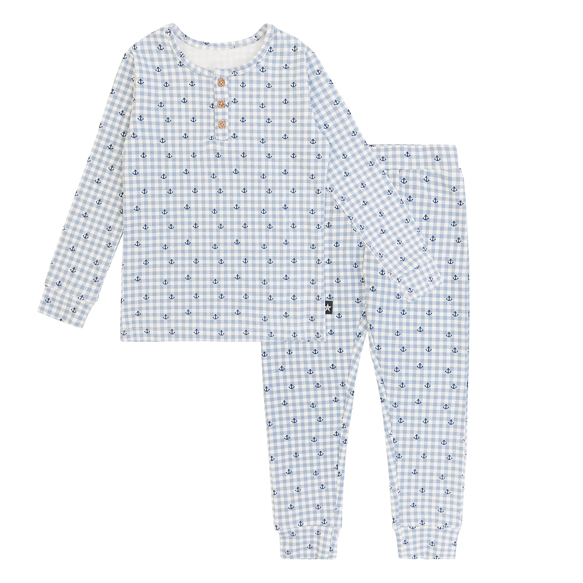 Blue Gingham Pajama