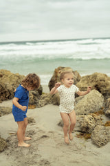 Baby Girls True Blue Floral Set