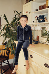 Boys Blue PCN Velour Grandpa Pajama