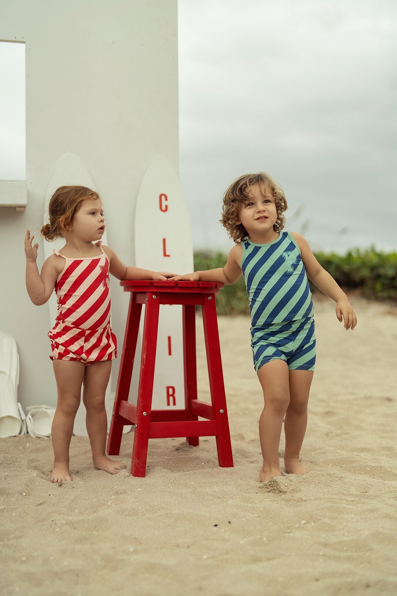 Baby Girls Pastel Play Pink & Red Set