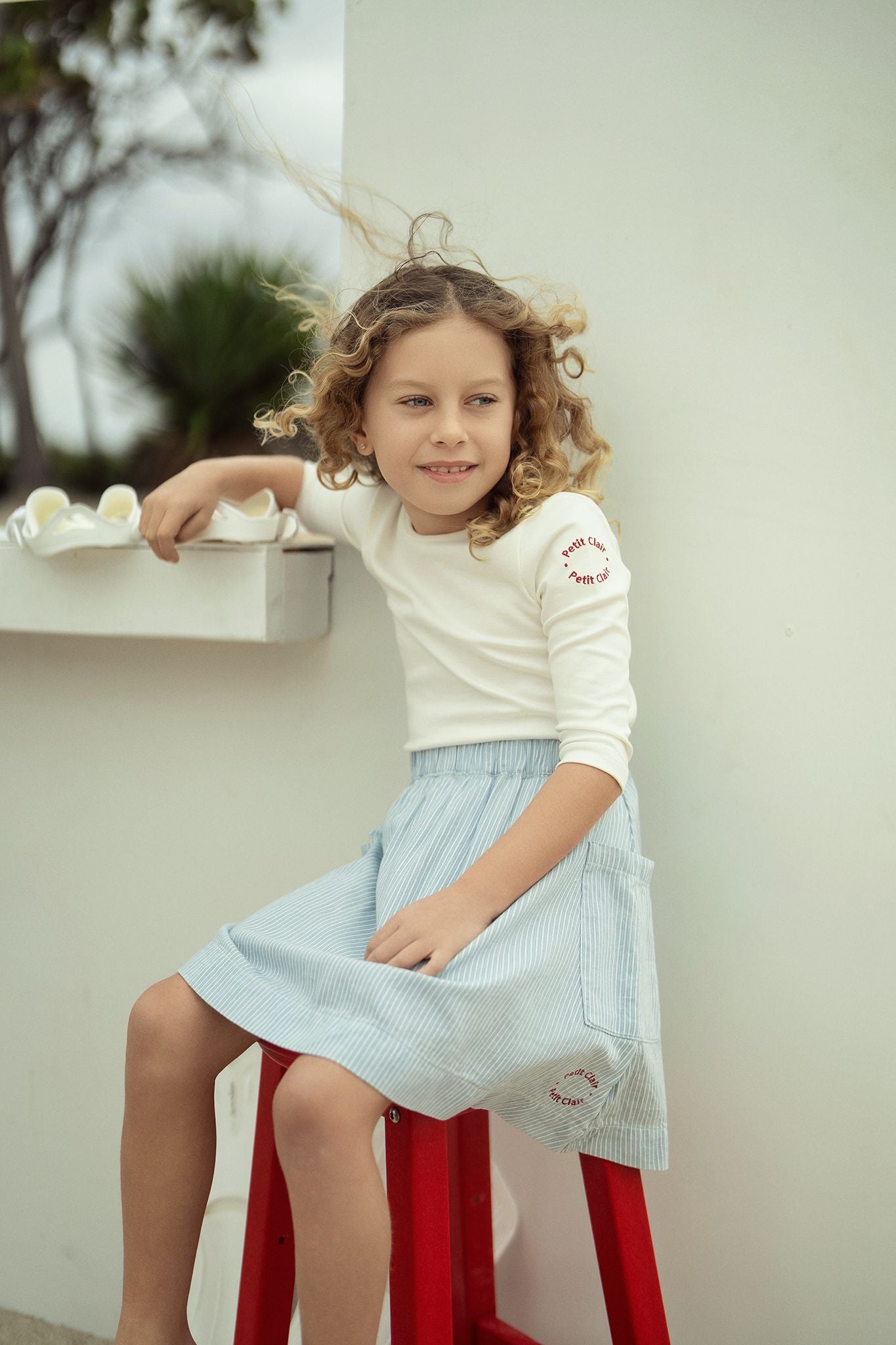 Girls Classic Denim T-shirt